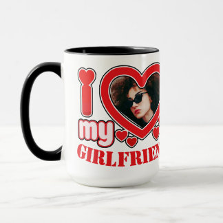 Ich Liebe Mein Freund Personalisiert Foto Text Tasse