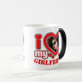 Ich Liebe Mein Freund Personalisiert Foto Text Verwandlungstasse (VorderseiteRechts)