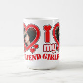 Ich Liebe Mein Freund Personalisiert Foto Text Verwandlungstasse (Zentrum)