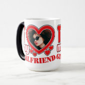 Ich Liebe Mein Freund Personalisiert Foto Text Verwandlungstasse (Vorderseite Links)