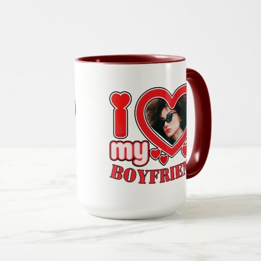 Ich Liebe Mein Freund Personalisiert Tasse (VorderseiteRechts)