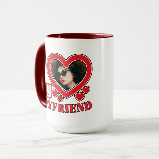 Ich Liebe Mein Freund Personalisiert Tasse (Vorderseite Links)