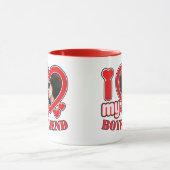 Ich Liebe Mein Freund Personalisiert Tasse (Zentrum)