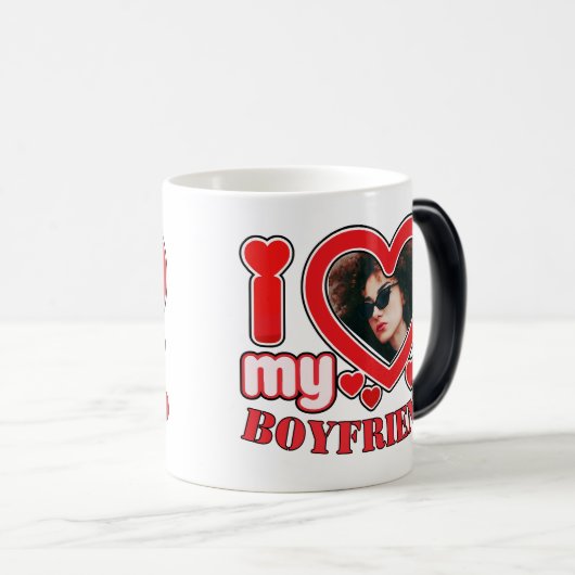 Ich Liebe Mein Freund Personalisiert Verwandlungstasse (VorderseiteRechts)