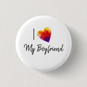 Ich Liebe Mein Freund Pinback Button