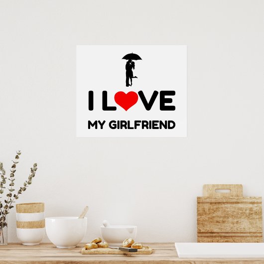 ICH LIEBE MEIN FREUND POSTER (Küche)