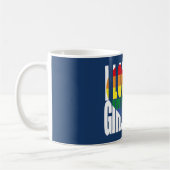 Ich Liebe Mein Freund Rainbow Heart Kaffeetasse (Links)