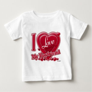 Ich Liebe Mein Freund rot - Herz Baby T-shirt