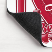 Ich Liebe Mein Freund rot - Herz Mousepad (Ecke)