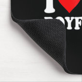 Ich Liebe mein Freund Spaß Valentine Red Heart Lie Mousepad (Ecke)