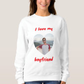 Ich Liebe mein Freund Sweatshirt (Vorderseite)