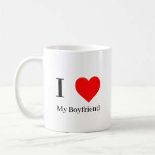 Ich Liebe mein Freund und mein Rotes Herz Kaffeetasse
