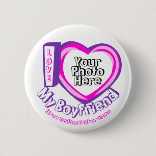 Ich Liebe mein Freund Valentinstag New Weds Button