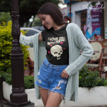 Ich Liebe mein Freund Vintag Schädelherz Paar