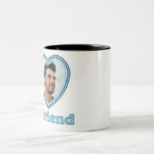 Ich Liebe mein Freund Zweifarbige Tasse (Mittel)