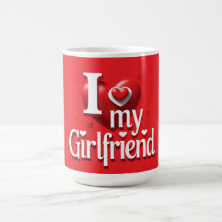 Ich liebe mein Freundin T-Shirt ❤️ Kaffeetasse