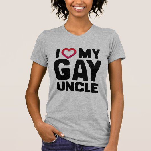 ICH LIEBE MEIN GAY UNCLE - T-Shirt (Vorderseite)