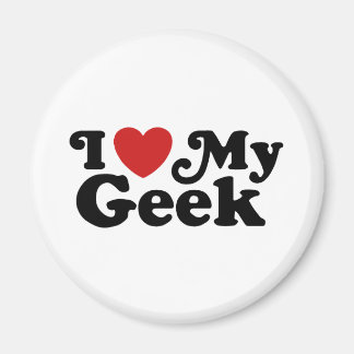Ich Liebe mein Geek Magnet