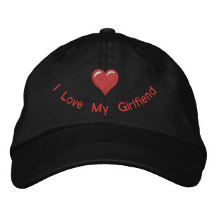 Ich Liebe mein Girlfiend Bestickte Kappe
