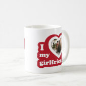 Ich Liebe mein Girlfriend Custom Retro Valentines Kaffeetasse (VorderseiteRechts)
