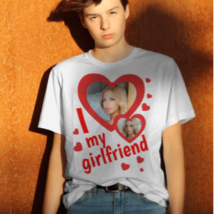 Ich Liebe mein Girlfriend-Foto T-Shirt