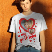Ich Liebe mein Girlfriend-Foto T-Shirt