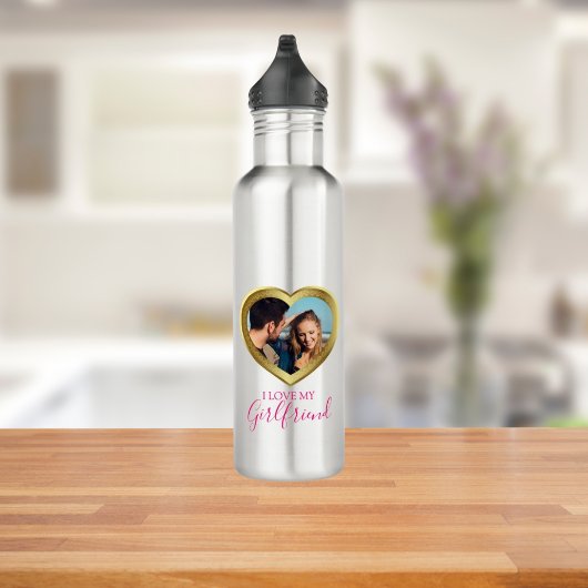 Ich Liebe mein Girlfriend-Geschenk für Ihn Valenti Edelstahlflasche