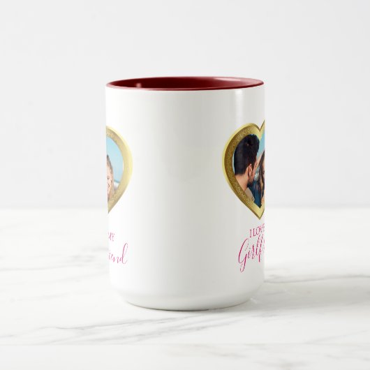 Ich Liebe mein Girlfriend-Geschenk für Ihn Valenti Tasse (Zentrum)