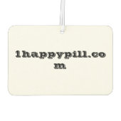 Ich Liebe mein glückliches Pills Air Freshener Autolufterfrischer (Rückseite)