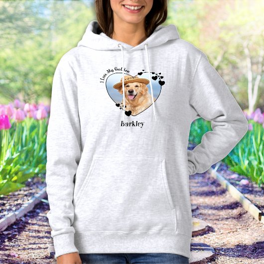 Ich Liebe mein Golden Retriever Hund Heart Pet Fot Hoodie