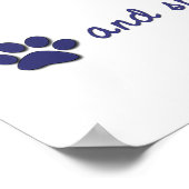 Ich Liebe mein Goldendoodle (weiblicher Hund) Post Poster (Ecke)