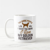Ich Liebe mein goldener Retriever Kaffeetasse (Links)