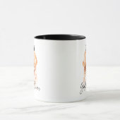 Ich Liebe mein goldenes Retriever-Skript Tasse (Zentrum)