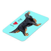 Ich Liebe mein Gordon Setter Magnet (Linke Seite)
