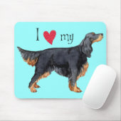 Ich Liebe mein Gordon Setter Mousepad (Mit Mouse)
