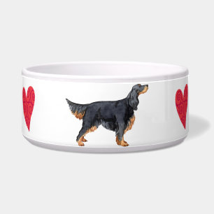 Ich Liebe mein Gordon Setter Napf