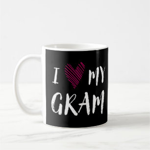 Ich Liebe mein Gram Familienoutfit Verwandte Kostü Kaffeetasse