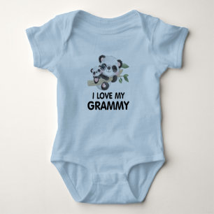 Ich Liebe mein Grammy Niedlich Baby und Erwachsene Strampler