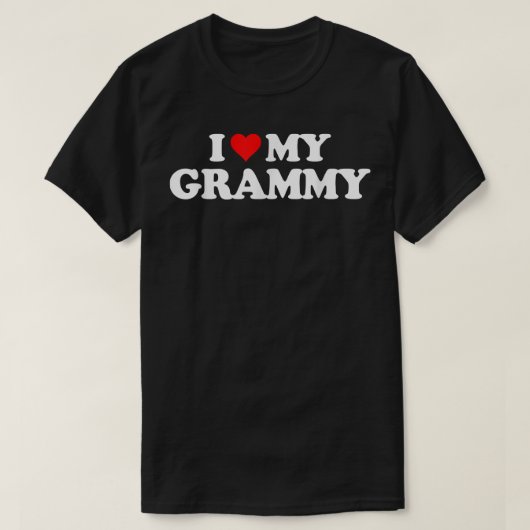 Ich Liebe mein GRAMMY Teart Funny Fun Geschenk T-Shirt (Design vorne)