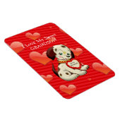 Ich Liebe mein Grandson... Valentinwünsche Magnet (Rechte Seite)
