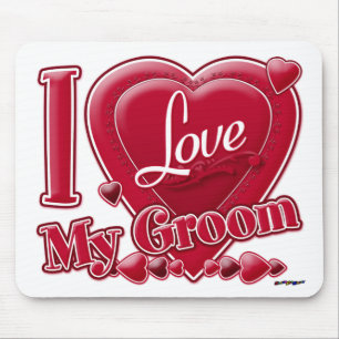 Ich Liebe mein Grobrot - Herz Mousepad