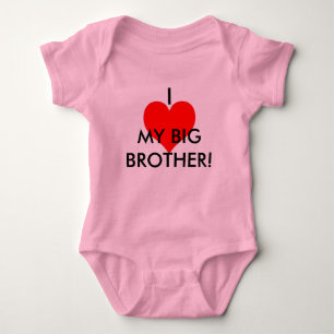 ICH LIEBE MEIN GROSSER BRUDER! BABY STRAMPLER