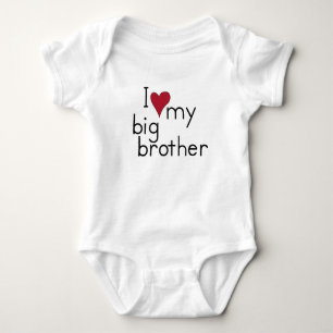 Ich Liebe mein großer Bruder Baby Strampler