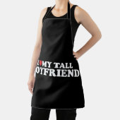 Ich Liebe mein großer Freund Herz Groovy Retro Schürze (InSitu)