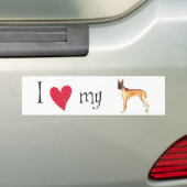 Ich Liebe mein großes Ding Autoaufkleber (Auf Auto)