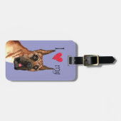 Ich Liebe mein großes Ding Gepäckanhänger (Vorderseite horizontal)