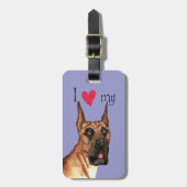 Ich Liebe mein großes Ding Gepäckanhänger (Vorderseite vertikal)