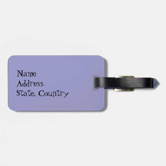 Ich Liebe mein großes Ding Gepäckanhänger (Rückseite horizontal)