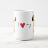 Ich Liebe mein großes Ding Kaffeetasse (Mittel)