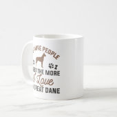 Ich Liebe mein großes Ding Kaffeetasse (Vorderseite Links)